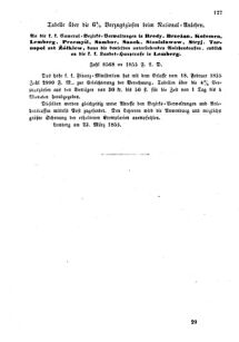 Verordnungsblatt für den Dienstbereich des K.K. Finanzministeriums für die im Reichsrate Vertretenen Königreiche und Länder : [...] : Beilage zu dem Verordnungsblatte für den Dienstbereich des K.K. Österr. Finanz-Ministeriums  18550406 Seite: 5