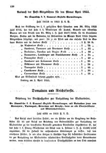 Verordnungsblatt für den Dienstbereich des K.K. Finanzministeriums für die im Reichsrate Vertretenen Königreiche und Länder : [...] : Beilage zu dem Verordnungsblatte für den Dienstbereich des K.K. Österr. Finanz-Ministeriums  18550418 Seite: 2