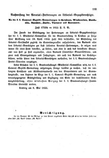 Verordnungsblatt für den Dienstbereich des K.K. Finanzministeriums für die im Reichsrate Vertretenen Königreiche und Länder : [...] : Beilage zu dem Verordnungsblatte für den Dienstbereich des K.K. Österr. Finanz-Ministeriums  18550516 Seite: 3