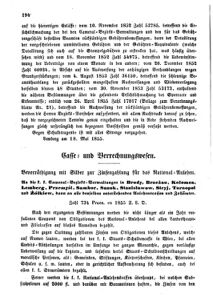 Verordnungsblatt für den Dienstbereich des K.K. Finanzministeriums für die im Reichsrate Vertretenen Königreiche und Länder : [...] : Beilage zu dem Verordnungsblatte für den Dienstbereich des K.K. Österr. Finanz-Ministeriums  18550531 Seite: 6