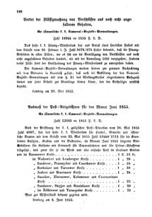 Verordnungsblatt für den Dienstbereich des K.K. Finanzministeriums für die im Reichsrate Vertretenen Königreiche und Länder : [...] : Beilage zu dem Verordnungsblatte für den Dienstbereich des K.K. Österr. Finanz-Ministeriums  18550608 Seite: 2