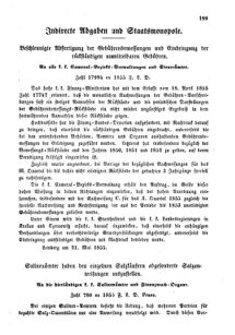 Verordnungsblatt für den Dienstbereich des K.K. Finanzministeriums für die im Reichsrate Vertretenen Königreiche und Länder : [...] : Beilage zu dem Verordnungsblatte für den Dienstbereich des K.K. Österr. Finanz-Ministeriums  18550608 Seite: 3