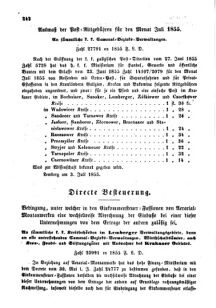 Verordnungsblatt für den Dienstbereich des K.K. Finanzministeriums für die im Reichsrate Vertretenen Königreiche und Länder : [...] : Beilage zu dem Verordnungsblatte für den Dienstbereich des K.K. Österr. Finanz-Ministeriums  18550707 Seite: 2