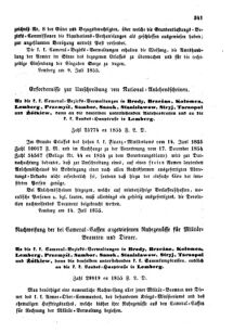 Verordnungsblatt für den Dienstbereich des K.K. Finanzministeriums für die im Reichsrate Vertretenen Königreiche und Länder : [...] : Beilage zu dem Verordnungsblatte für den Dienstbereich des K.K. Österr. Finanz-Ministeriums  18550730 Seite: 11