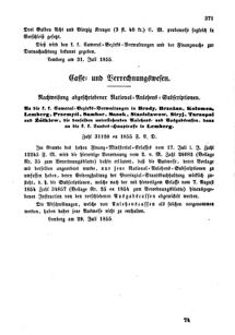 Verordnungsblatt für den Dienstbereich des K.K. Finanzministeriums für die im Reichsrate Vertretenen Königreiche und Länder : [...] : Beilage zu dem Verordnungsblatte für den Dienstbereich des K.K. Österr. Finanz-Ministeriums  18550814 Seite: 13