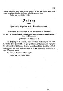 Verordnungsblatt für den Dienstbereich des K.K. Finanzministeriums für die im Reichsrate Vertretenen Königreiche und Länder : [...] : Beilage zu dem Verordnungsblatte für den Dienstbereich des K.K. Österr. Finanz-Ministeriums  18551026 Seite: 5