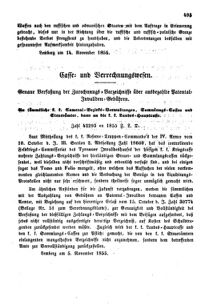 Verordnungsblatt für den Dienstbereich des K.K. Finanzministeriums für die im Reichsrate Vertretenen Königreiche und Länder : [...] : Beilage zu dem Verordnungsblatte für den Dienstbereich des K.K. Österr. Finanz-Ministeriums  18551117 Seite: 3