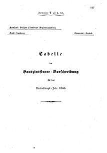 Verordnungsblatt für den Dienstbereich des K.K. Finanzministeriums für die im Reichsrate Vertretenen Königreiche und Länder : [...] : Beilage zu dem Verordnungsblatte für den Dienstbereich des K.K. Österr. Finanz-Ministeriums  18551229 Seite: 37