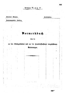 Verordnungsblatt für den Dienstbereich des K.K. Finanzministeriums für die im Reichsrate Vertretenen Königreiche und Länder : [...] : Beilage zu dem Verordnungsblatte für den Dienstbereich des K.K. Österr. Finanz-Ministeriums  18551229 Seite: 43