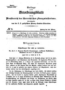 Verordnungsblatt für den Dienstbereich des K.K. Finanzministeriums für die im Reichsrate Vertretenen Königreiche und Länder : [...] : Beilage zu dem Verordnungsblatte für den Dienstbereich des K.K. Österr. Finanz-Ministeriums 