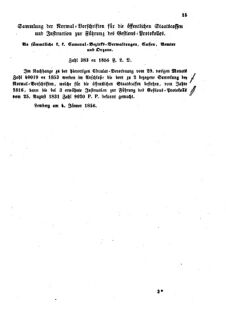 Verordnungsblatt für den Dienstbereich des K.K. Finanzministeriums für die im Reichsrate Vertretenen Königreiche und Länder : [...] : Beilage zu dem Verordnungsblatte für den Dienstbereich des K.K. Österr. Finanz-Ministeriums  18560123 Seite: 3