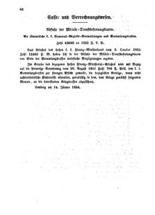 Verordnungsblatt für den Dienstbereich des K.K. Finanzministeriums für die im Reichsrate Vertretenen Königreiche und Länder : [...] : Beilage zu dem Verordnungsblatte für den Dienstbereich des K.K. Österr. Finanz-Ministeriums  18560125 Seite: 6