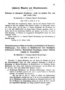 Verordnungsblatt für den Dienstbereich des K.K. Finanzministeriums für die im Reichsrate Vertretenen Königreiche und Länder : [...] : Beilage zu dem Verordnungsblatte für den Dienstbereich des K.K. Österr. Finanz-Ministeriums  18560208 Seite: 3