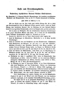 Verordnungsblatt für den Dienstbereich des K.K. Finanzministeriums für die im Reichsrate Vertretenen Königreiche und Länder : [...] : Beilage zu dem Verordnungsblatte für den Dienstbereich des K.K. Österr. Finanz-Ministeriums  18560220 Seite: 3