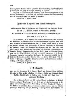 Verordnungsblatt für den Dienstbereich des K.K. Finanzministeriums für die im Reichsrate Vertretenen Königreiche und Länder : [...] : Beilage zu dem Verordnungsblatte für den Dienstbereich des K.K. Österr. Finanz-Ministeriums  18560223 Seite: 2