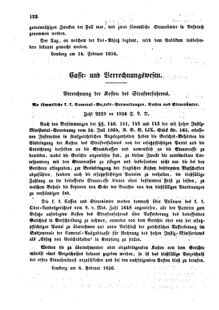 Verordnungsblatt für den Dienstbereich des K.K. Finanzministeriums für die im Reichsrate Vertretenen Königreiche und Länder : [...] : Beilage zu dem Verordnungsblatte für den Dienstbereich des K.K. Österr. Finanz-Ministeriums  18560228 Seite: 2