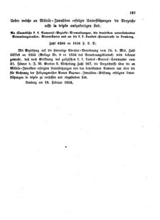 Verordnungsblatt für den Dienstbereich des K.K. Finanzministeriums für die im Reichsrate Vertretenen Königreiche und Länder : [...] : Beilage zu dem Verordnungsblatte für den Dienstbereich des K.K. Österr. Finanz-Ministeriums  18560228 Seite: 7