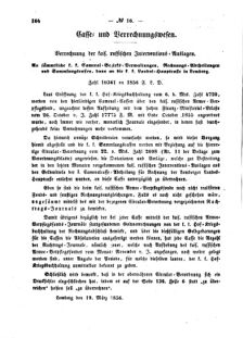 Verordnungsblatt für den Dienstbereich des K.K. Finanzministeriums für die im Reichsrate Vertretenen Königreiche und Länder : [...] : Beilage zu dem Verordnungsblatte für den Dienstbereich des K.K. Österr. Finanz-Ministeriums  18560329 Seite: 2