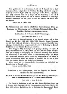 Verordnungsblatt für den Dienstbereich des K.K. Finanzministeriums für die im Reichsrate Vertretenen Königreiche und Länder : [...] : Beilage zu dem Verordnungsblatte für den Dienstbereich des K.K. Österr. Finanz-Ministeriums  18560411 Seite: 3