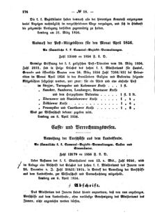 Verordnungsblatt für den Dienstbereich des K.K. Finanzministeriums für die im Reichsrate Vertretenen Königreiche und Länder : [...] : Beilage zu dem Verordnungsblatte für den Dienstbereich des K.K. Österr. Finanz-Ministeriums  18560418 Seite: 2