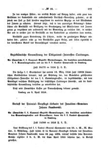 Verordnungsblatt für den Dienstbereich des K.K. Finanzministeriums für die im Reichsrate Vertretenen Königreiche und Länder : [...] : Beilage zu dem Verordnungsblatte für den Dienstbereich des K.K. Österr. Finanz-Ministeriums  18560418 Seite: 3