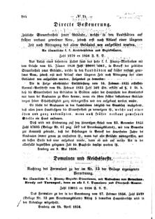 Verordnungsblatt für den Dienstbereich des K.K. Finanzministeriums für die im Reichsrate Vertretenen Königreiche und Länder : [...] : Beilage zu dem Verordnungsblatte für den Dienstbereich des K.K. Österr. Finanz-Ministeriums  18560524 Seite: 2