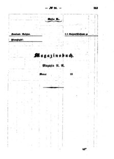 Verordnungsblatt für den Dienstbereich des K.K. Finanzministeriums für die im Reichsrate Vertretenen Königreiche und Länder : [...] : Beilage zu dem Verordnungsblatte für den Dienstbereich des K.K. Österr. Finanz-Ministeriums  18560604 Seite: 27