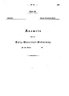 Verordnungsblatt für den Dienstbereich des K.K. Finanzministeriums für die im Reichsrate Vertretenen Königreiche und Länder : [...] : Beilage zu dem Verordnungsblatte für den Dienstbereich des K.K. Österr. Finanz-Ministeriums  18560604 Seite: 71