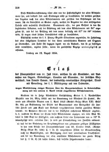 Verordnungsblatt für den Dienstbereich des K.K. Finanzministeriums für die im Reichsrate Vertretenen Königreiche und Länder : [...] : Beilage zu dem Verordnungsblatte für den Dienstbereich des K.K. Österr. Finanz-Ministeriums  18560816 Seite: 6