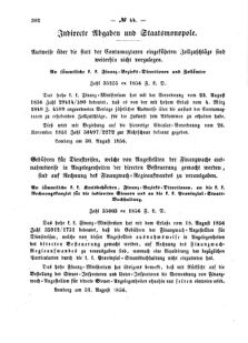 Verordnungsblatt für den Dienstbereich des K.K. Finanzministeriums für die im Reichsrate Vertretenen Königreiche und Länder : [...] : Beilage zu dem Verordnungsblatte für den Dienstbereich des K.K. Österr. Finanz-Ministeriums  18560911 Seite: 6