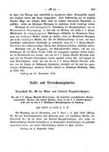 Verordnungsblatt für den Dienstbereich des K.K. Finanzministeriums für die im Reichsrate Vertretenen Königreiche und Länder : [...] : Beilage zu dem Verordnungsblatte für den Dienstbereich des K.K. Österr. Finanz-Ministeriums  18560916 Seite: 3