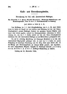 Verordnungsblatt für den Dienstbereich des K.K. Finanzministeriums für die im Reichsrate Vertretenen Königreiche und Länder : [...] : Beilage zu dem Verordnungsblatte für den Dienstbereich des K.K. Österr. Finanz-Ministeriums  18561003 Seite: 4