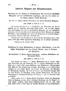 Verordnungsblatt für den Dienstbereich des K.K. Finanzministeriums für die im Reichsrate Vertretenen Königreiche und Länder : [...] : Beilage zu dem Verordnungsblatte für den Dienstbereich des K.K. Österr. Finanz-Ministeriums  18561027 Seite: 2