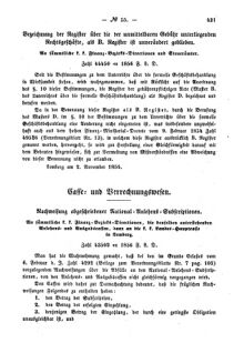 Verordnungsblatt für den Dienstbereich des K.K. Finanzministeriums für die im Reichsrate Vertretenen Königreiche und Länder : [...] : Beilage zu dem Verordnungsblatte für den Dienstbereich des K.K. Österr. Finanz-Ministeriums  18561118 Seite: 3