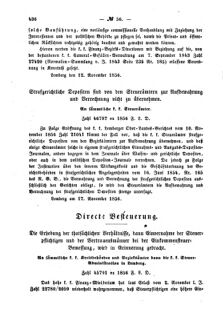 Verordnungsblatt für den Dienstbereich des K.K. Finanzministeriums für die im Reichsrate Vertretenen Königreiche und Länder : [...] : Beilage zu dem Verordnungsblatte für den Dienstbereich des K.K. Österr. Finanz-Ministeriums  18561122 Seite: 2