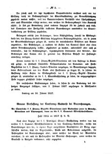 Verordnungsblatt für den Dienstbereich des K.K. Finanzministeriums für die im Reichsrate Vertretenen Königreiche und Länder : [...] : Beilage zu dem Verordnungsblatte für den Dienstbereich des K.K. Österr. Finanz-Ministeriums  18570122 Seite: 5