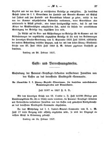 Verordnungsblatt für den Dienstbereich des K.K. Finanzministeriums für die im Reichsrate Vertretenen Königreiche und Länder : [...] : Beilage zu dem Verordnungsblatte für den Dienstbereich des K.K. Österr. Finanz-Ministeriums  18570307 Seite: 3