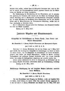 Verordnungsblatt für den Dienstbereich des K.K. Finanzministeriums für die im Reichsrate Vertretenen Königreiche und Länder : [...] : Beilage zu dem Verordnungsblatte für den Dienstbereich des K.K. Österr. Finanz-Ministeriums  18570410 Seite: 2