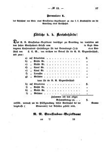 Verordnungsblatt für den Dienstbereich des K.K. Finanzministeriums für die im Reichsrate Vertretenen Königreiche und Länder : [...] : Beilage zu dem Verordnungsblatte für den Dienstbereich des K.K. Österr. Finanz-Ministeriums  18570424 Seite: 7