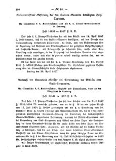 Verordnungsblatt für den Dienstbereich des K.K. Finanzministeriums für die im Reichsrate Vertretenen Königreiche und Länder : [...] : Beilage zu dem Verordnungsblatte für den Dienstbereich des K.K. Österr. Finanz-Ministeriums  18570513 Seite: 4