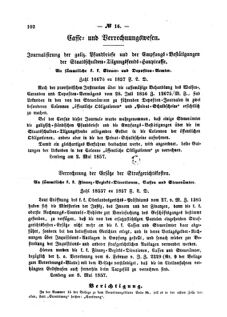 Verordnungsblatt für den Dienstbereich des K.K. Finanzministeriums für die im Reichsrate Vertretenen Königreiche und Länder : [...] : Beilage zu dem Verordnungsblatte für den Dienstbereich des K.K. Österr. Finanz-Ministeriums  18570513 Seite: 6