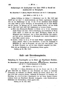 Verordnungsblatt für den Dienstbereich des K.K. Finanzministeriums für die im Reichsrate Vertretenen Königreiche und Länder : [...] : Beilage zu dem Verordnungsblatte für den Dienstbereich des K.K. Österr. Finanz-Ministeriums  18570612 Seite: 4