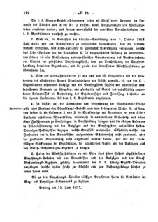 Verordnungsblatt für den Dienstbereich des K.K. Finanzministeriums für die im Reichsrate Vertretenen Königreiche und Länder : [...] : Beilage zu dem Verordnungsblatte für den Dienstbereich des K.K. Österr. Finanz-Ministeriums  18570725 Seite: 2