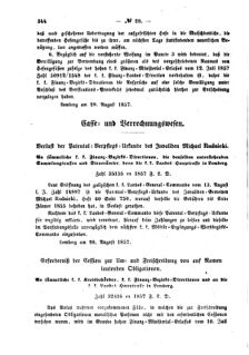 Verordnungsblatt für den Dienstbereich des K.K. Finanzministeriums für die im Reichsrate Vertretenen Königreiche und Länder : [...] : Beilage zu dem Verordnungsblatte für den Dienstbereich des K.K. Österr. Finanz-Ministeriums  18570907 Seite: 4