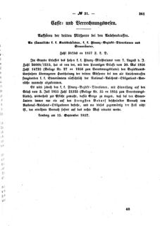 Verordnungsblatt für den Dienstbereich des K.K. Finanzministeriums für die im Reichsrate Vertretenen Königreiche und Länder : [...] : Beilage zu dem Verordnungsblatte für den Dienstbereich des K.K. Österr. Finanz-Ministeriums  18570926 Seite: 5