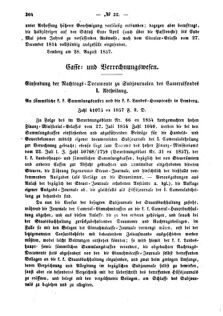 Verordnungsblatt für den Dienstbereich des K.K. Finanzministeriums für die im Reichsrate Vertretenen Königreiche und Länder : [...] : Beilage zu dem Verordnungsblatte für den Dienstbereich des K.K. Österr. Finanz-Ministeriums  18571009 Seite: 2