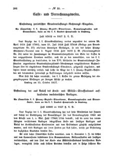 Verordnungsblatt für den Dienstbereich des K.K. Finanzministeriums für die im Reichsrate Vertretenen Königreiche und Länder : [...] : Beilage zu dem Verordnungsblatte für den Dienstbereich des K.K. Österr. Finanz-Ministeriums  18571028 Seite: 2