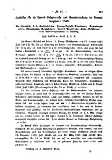 Verordnungsblatt für den Dienstbereich des K.K. Finanzministeriums für die im Reichsrate Vertretenen Königreiche und Länder : [...] : Beilage zu dem Verordnungsblatte für den Dienstbereich des K.K. Österr. Finanz-Ministeriums  18571107 Seite: 5