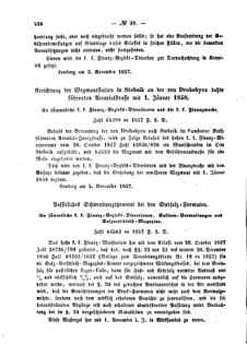 Verordnungsblatt für den Dienstbereich des K.K. Finanzministeriums für die im Reichsrate Vertretenen Königreiche und Länder : [...] : Beilage zu dem Verordnungsblatte für den Dienstbereich des K.K. Österr. Finanz-Ministeriums  18571119 Seite: 2