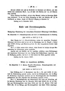 Verordnungsblatt für den Dienstbereich des K.K. Finanzministeriums für die im Reichsrate Vertretenen Königreiche und Länder : [...] : Beilage zu dem Verordnungsblatte für den Dienstbereich des K.K. Österr. Finanz-Ministeriums  18571119 Seite: 3